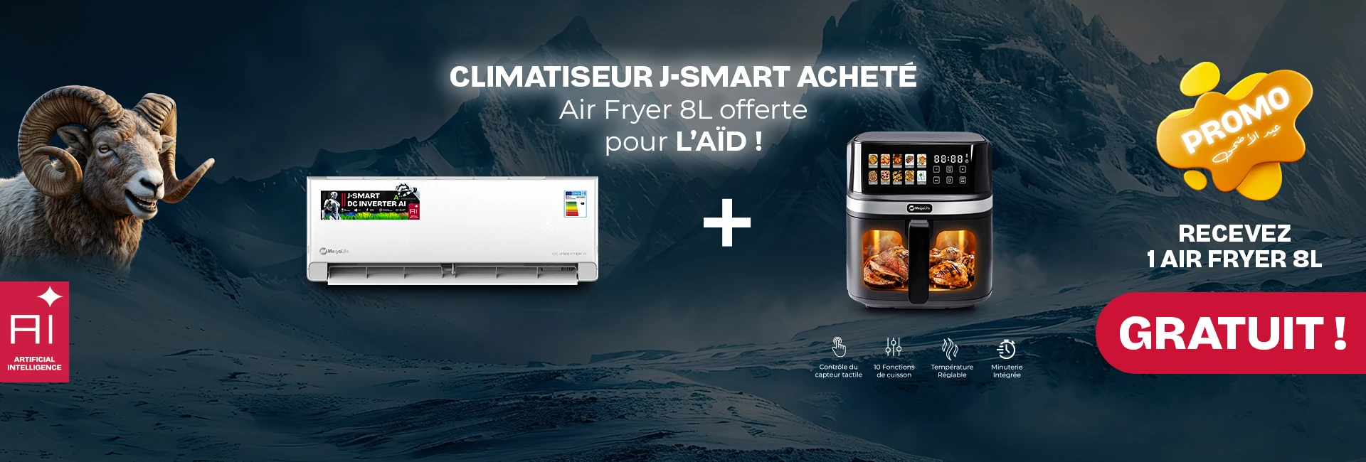 Air fryer J smart Slider Navigateur